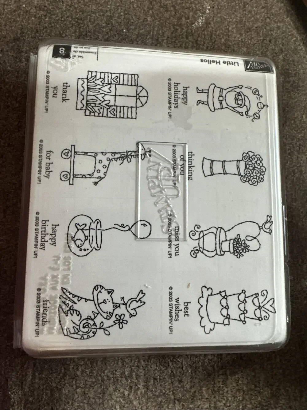 Stampin Up Little Hellos 2003 New In Package